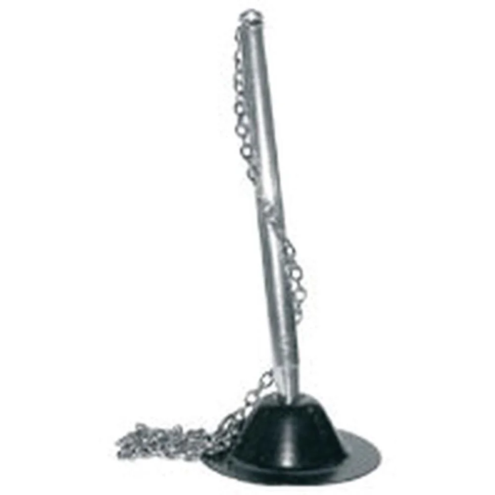 Caneta Para Balcao Chapeu Polida C/Suporte Preto Caneta Fixa (Unidade) - imagem 3