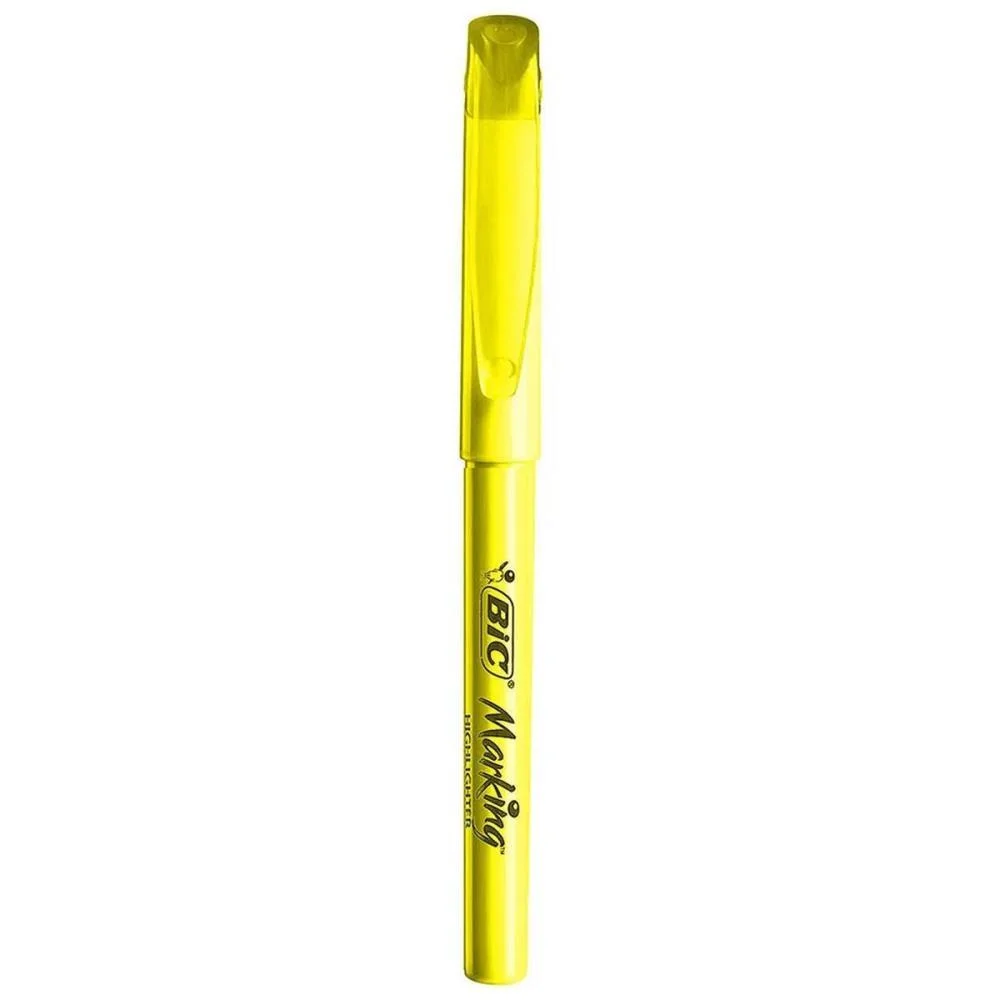 Caneta Marca Texto Marking Amarela Bic (Bl.c/01) - imagem 6