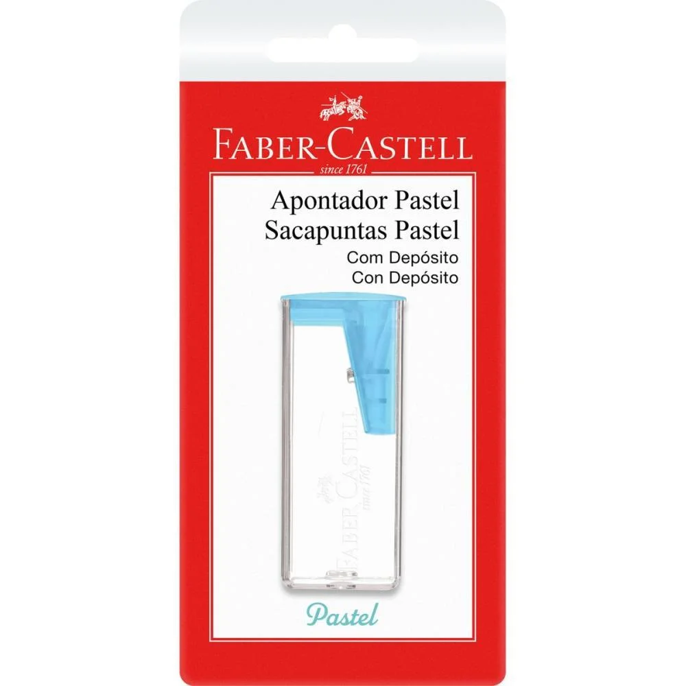 Apontador Com Deposito Tons Pastel Blister (S) Faber-Castell (Cx.c/24) - imagem 2