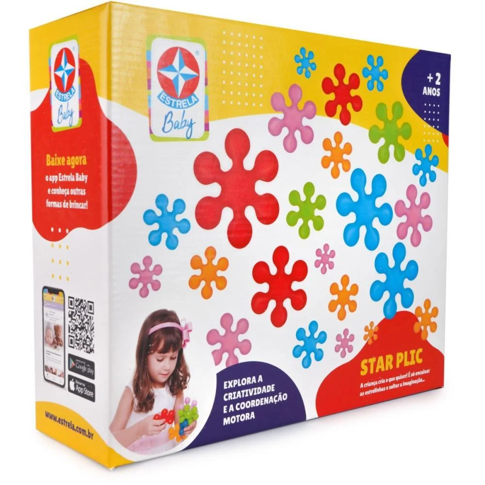 Brinquedo Para Montar Star Plic 30 Pecas Estrela (Unidade) - imagem 2
