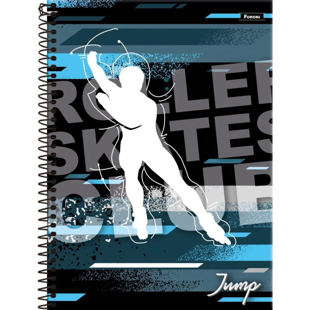Caderno 20X1 Capa Dura Jump 400 Folhas Foroni (Pct.c/02) - imagem 7