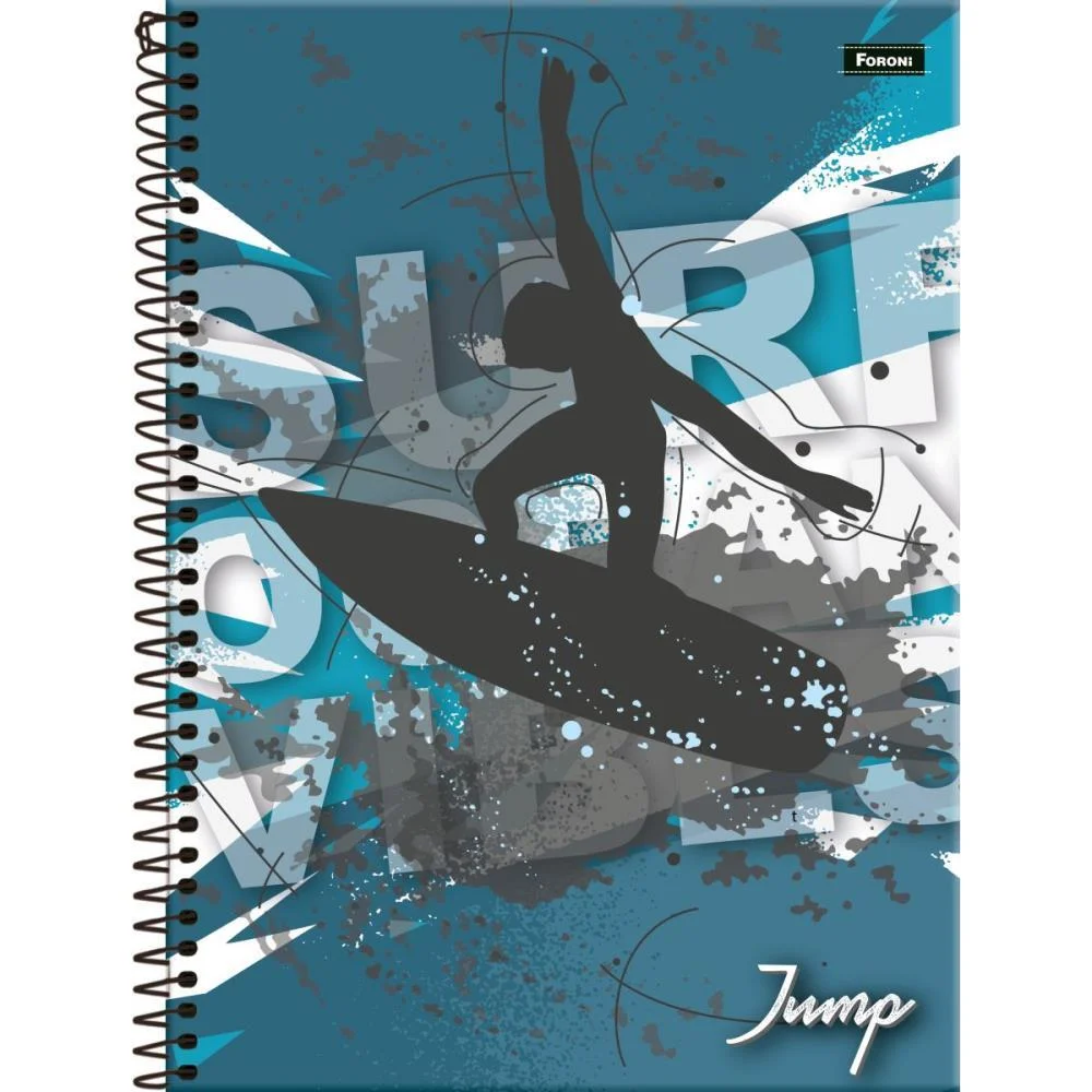 Caderno 10X1 Capa Dura Jump 200 Folhas Foroni (Pct.c/04) - imagem 5