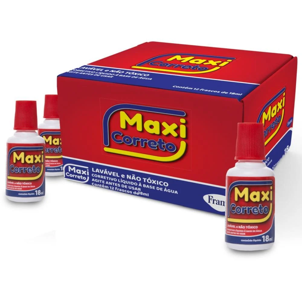 Corretivo Maxi Correto 18Ml Frama (Cx.c/12) - imagem 2