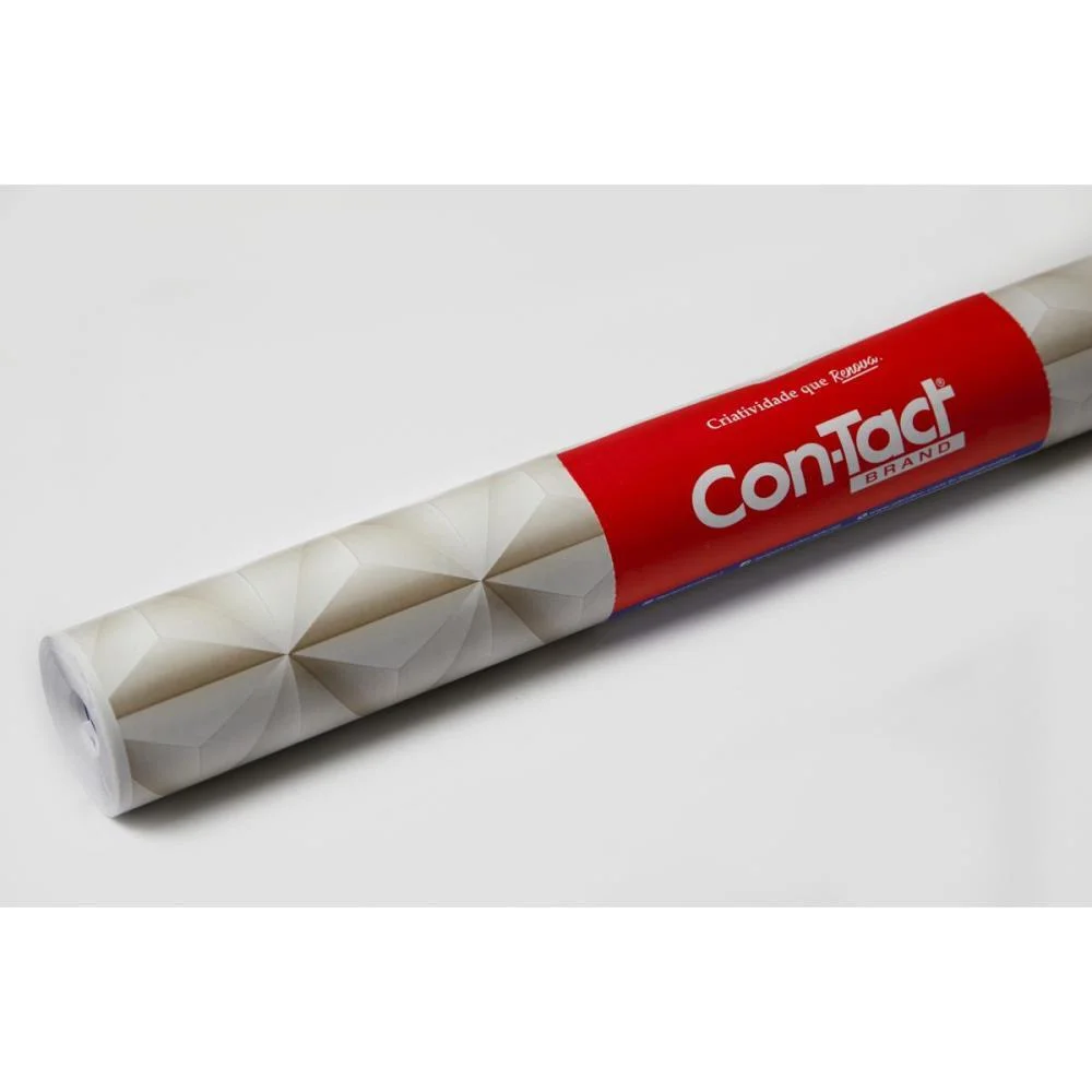 Contact Decorado 45Cmx10M Geometrico 3D Contact (Rolo) - imagem 3