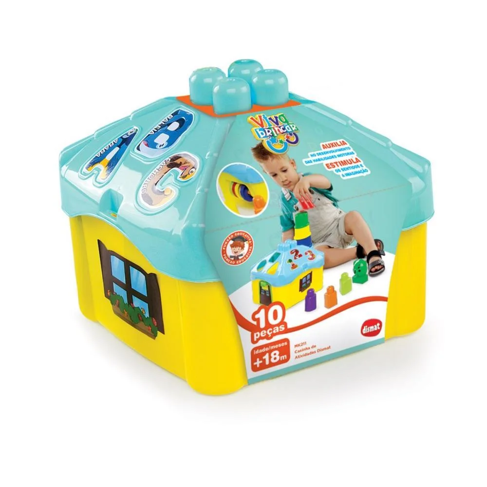 Brinquedo Educativo Casinha De Atividades Dismat (Unidade) - imagem 4