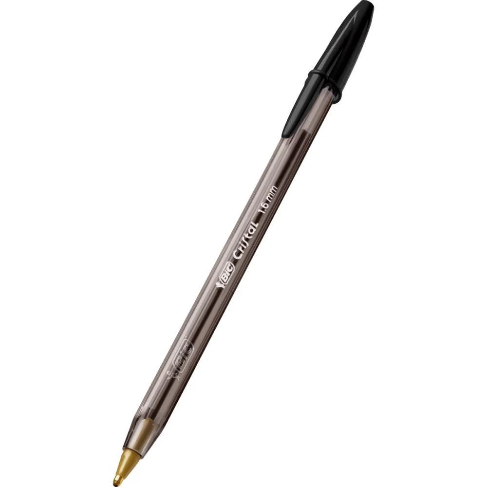Caneta Esferografica Cristal Bold Preta Bic (Cx.c/25) - imagem 4