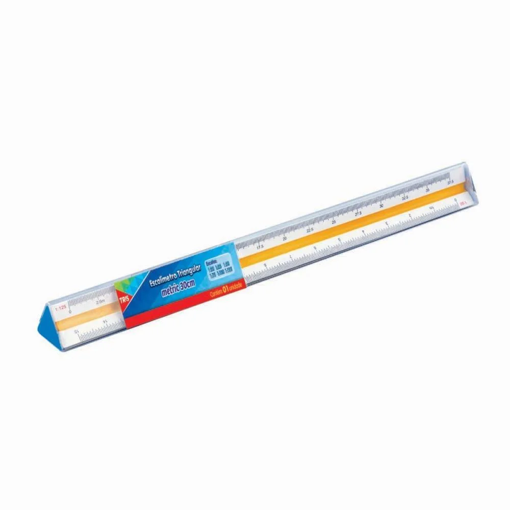Escalimetro Tris Metric Triangular 30Cm. Summit (Unidade) - imagem 2