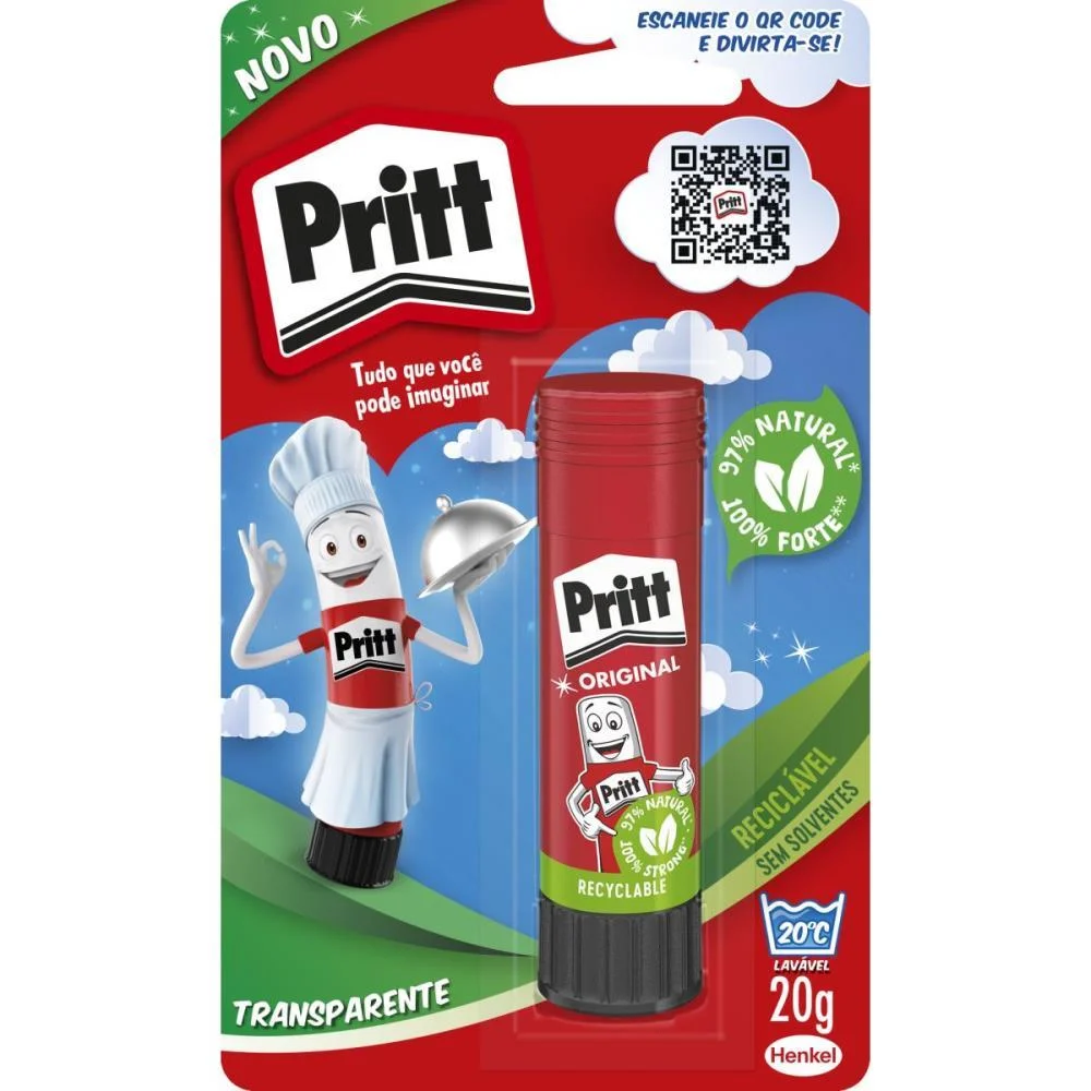 Cola Em Bastao Pritt 20 Gramas Henkel (Bl.c/01) - imagem 2