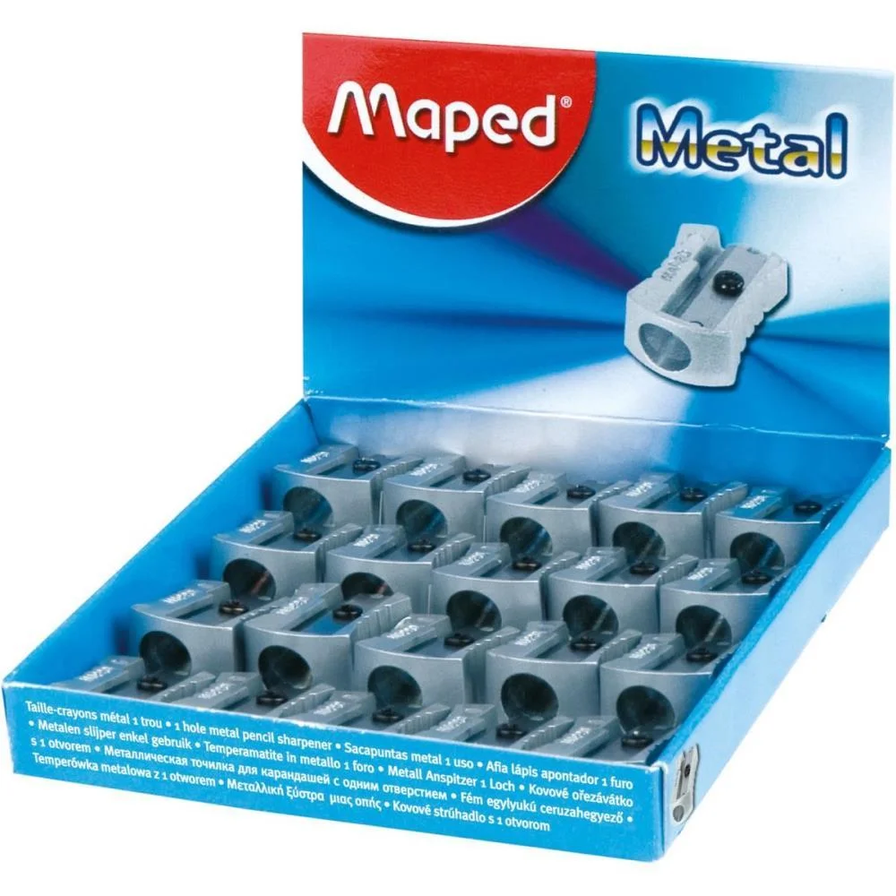 Apontador Sem Deposito Metal Classic 1Furo Maped (Dp.c/20) - imagem 3