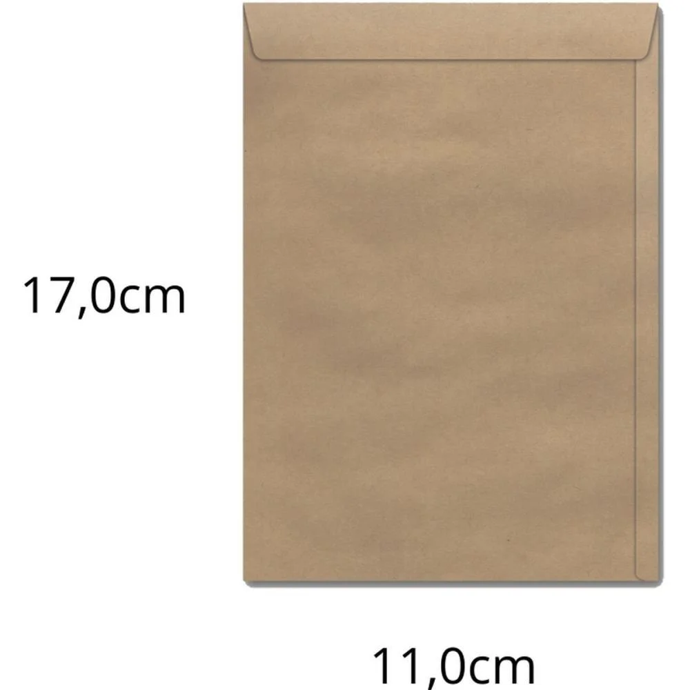 Envelope Saco Natural 110X170 80G Skn017 Scrity (Cx.c/250) - imagem 3