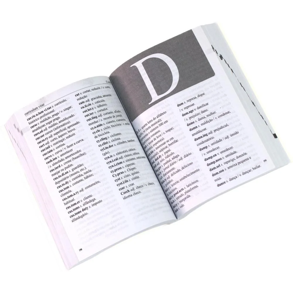 Dicionario Mini Ingles Port/Ingles Nova Ortograf 352P Magic Kids (Unidade) - imagem 5