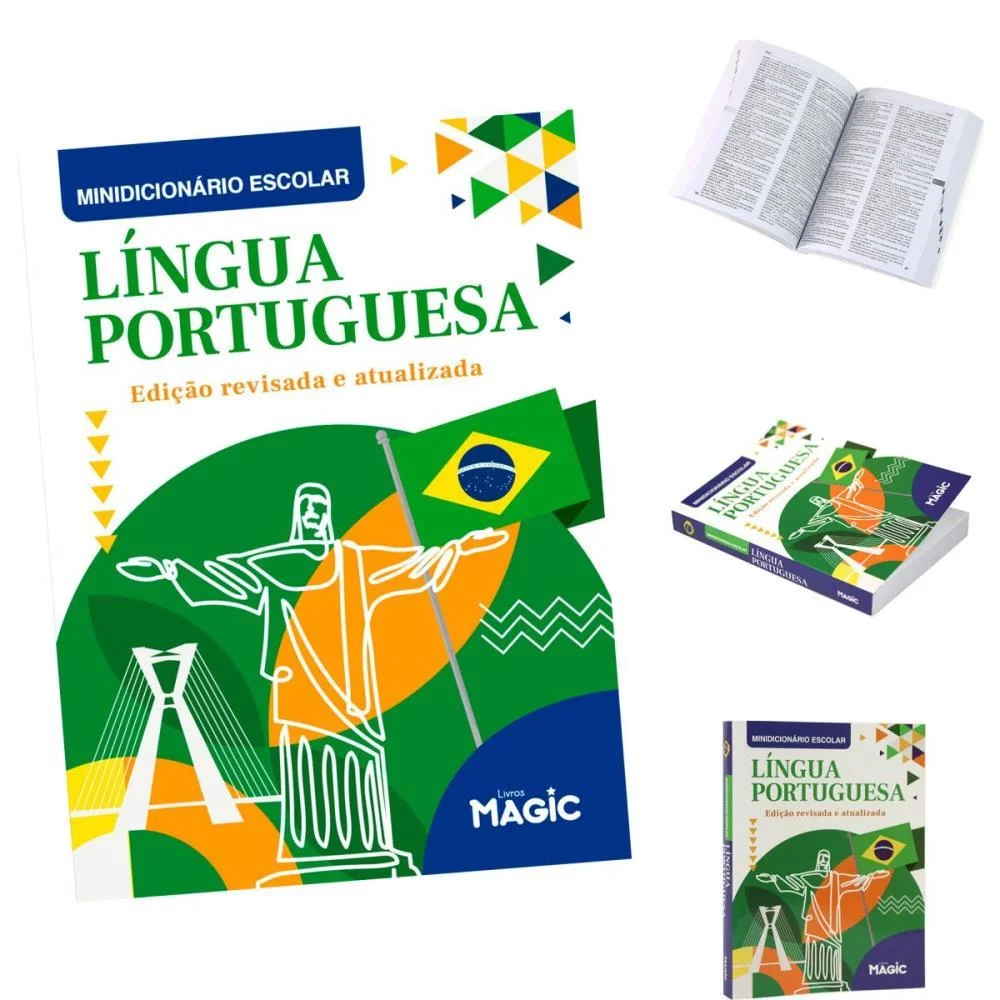 Dicionario Mini Portugues Portugues Nova Ortografia 352P Magic Kids (Unidade) - imagem 3