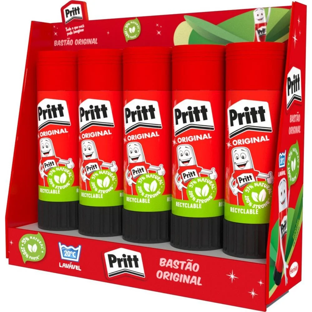 Cola Em Bastao Pritt 40 Gramas Henkel (Pct.c/05) - imagem 3