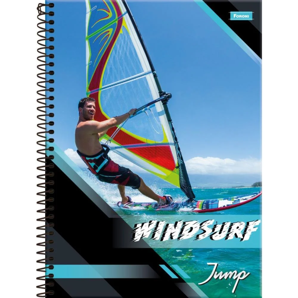 Caderno 15X1 Capa Dura Jump 300 Folhas Foroni (Pct.c/02) - imagem 4