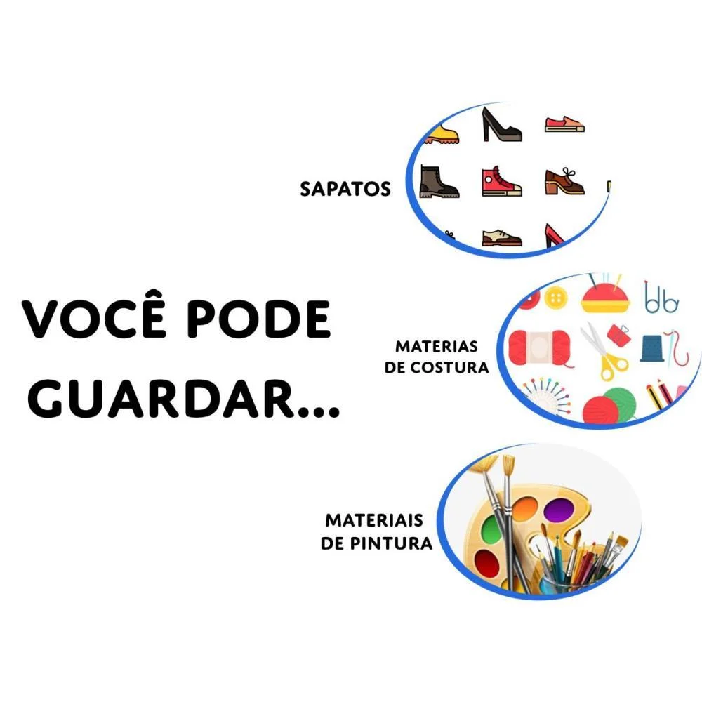 Caixa Organizadora The Best Box M 370X280X212 Vm Polibras (Unidade) - imagem 5