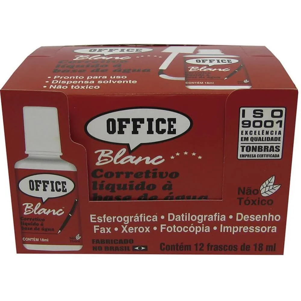 Corretivo Office Blanc 18Ml Radex (Cx.c/12) - imagem 5