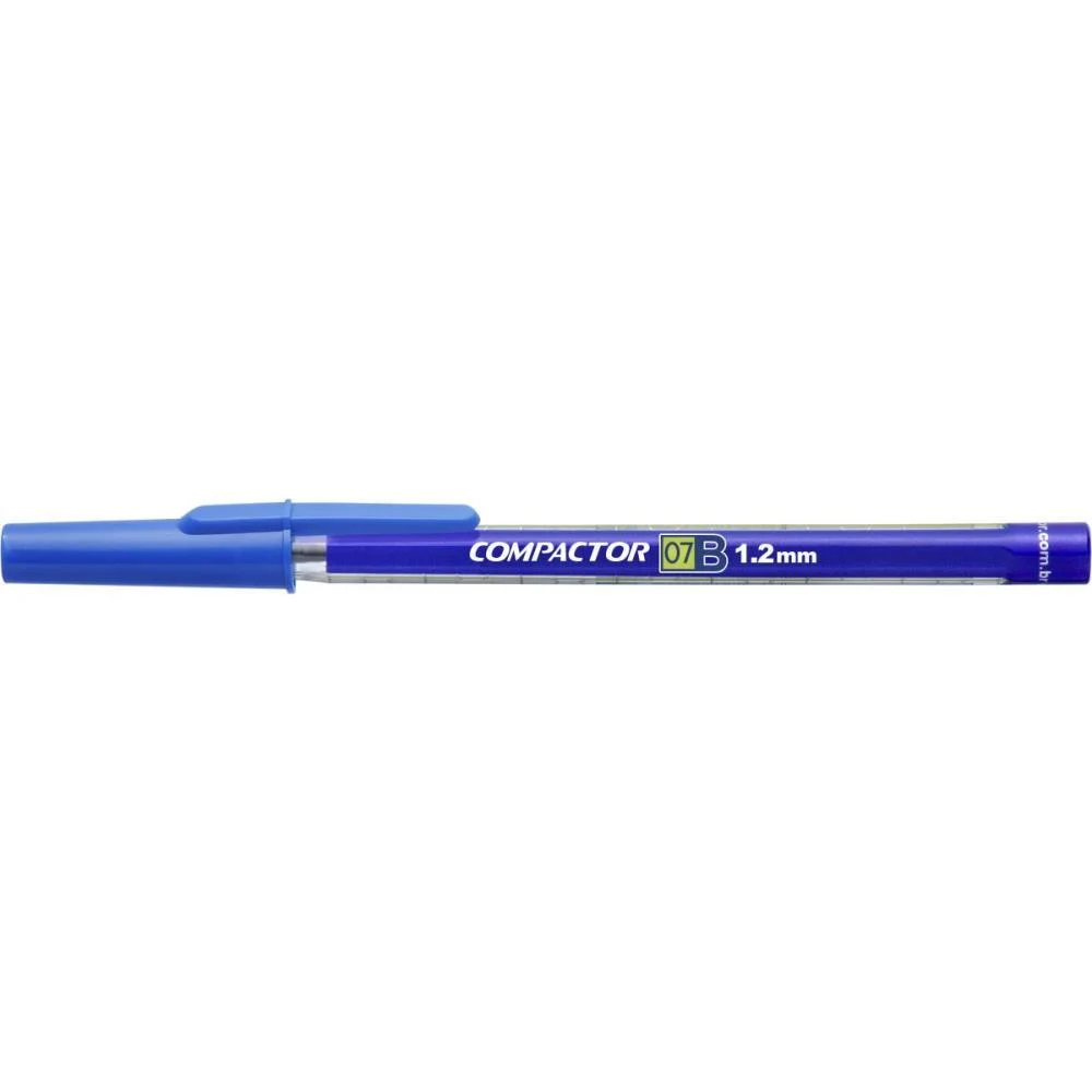Caneta Esferografica 1.2Mm B Grossa Azul Compactor (Cx.c/50) - imagem 4