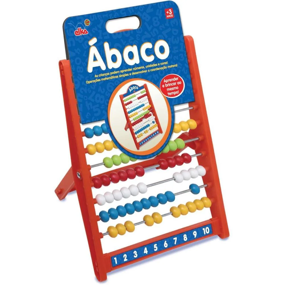 Contador Abaco Escolar C/100 Bolas Elka (Unidade) - imagem 3