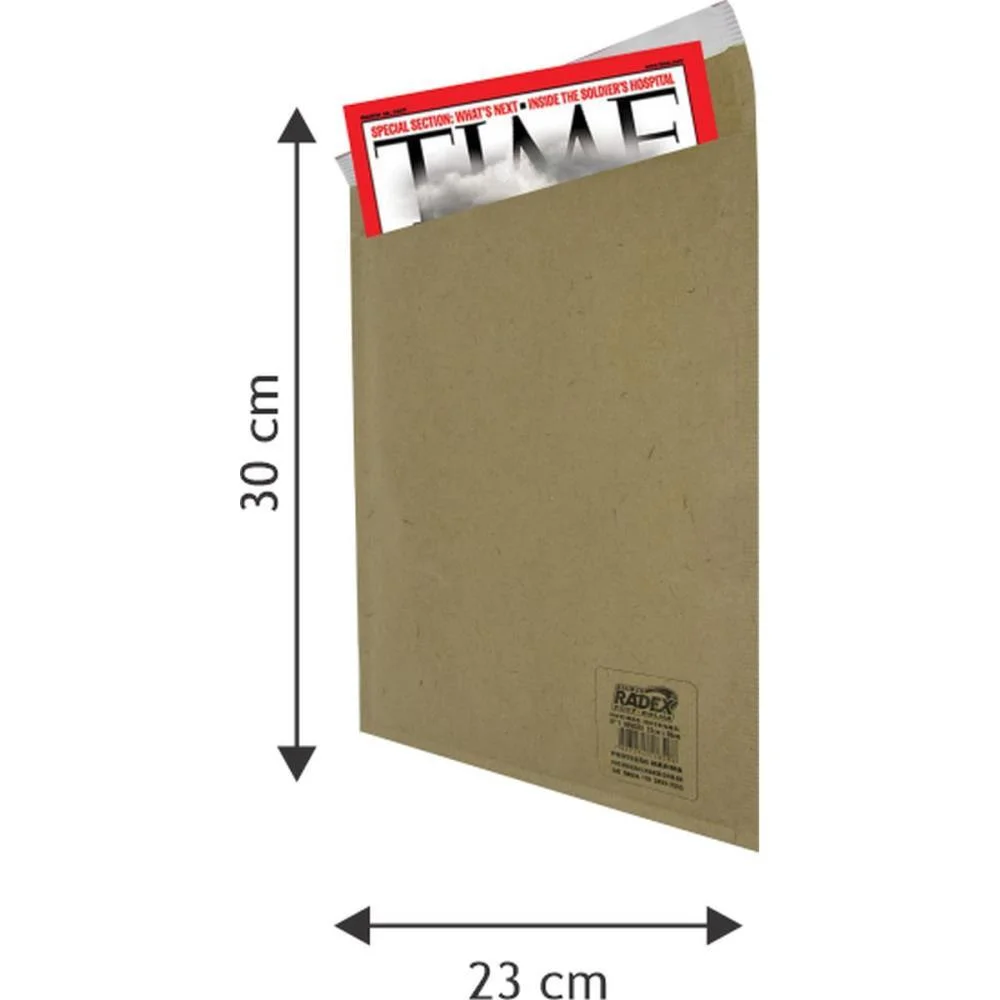 Envelope Bolha Postbolha Papel Kraft N7 23X30 Radex (Pct.c/05) - imagem 2