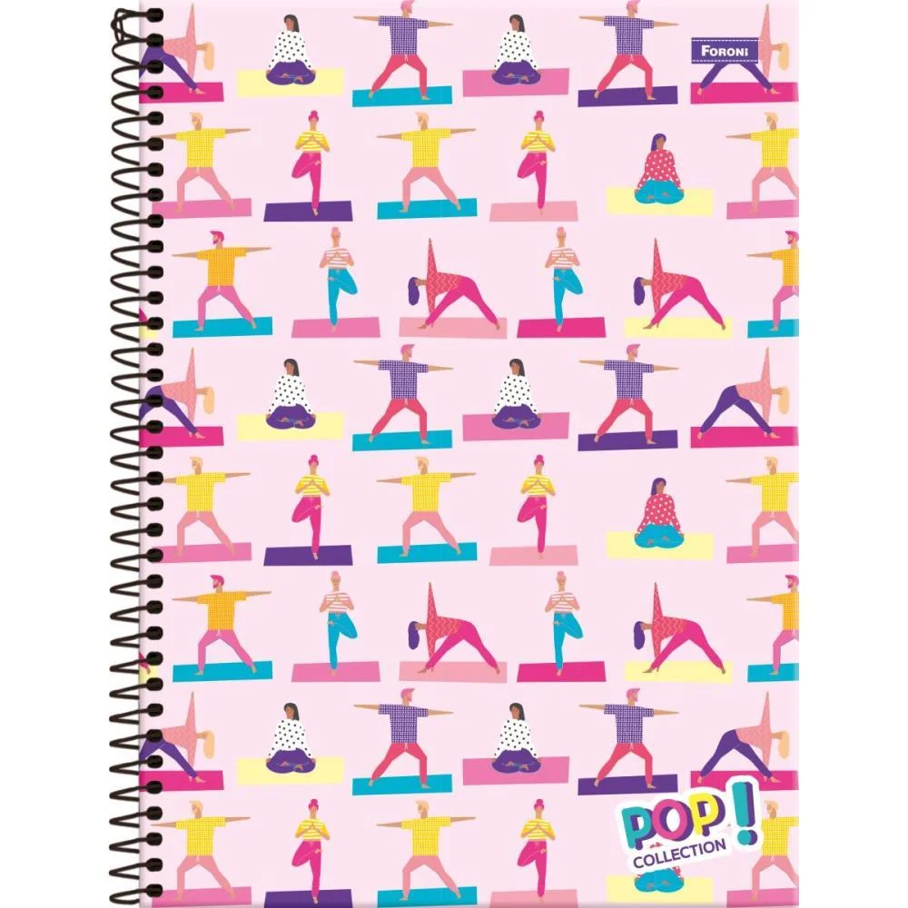 Caderno 15X1 Capa Dura Pop Collection 300 Folhas Foroni (Pct.c/02) - imagem 7