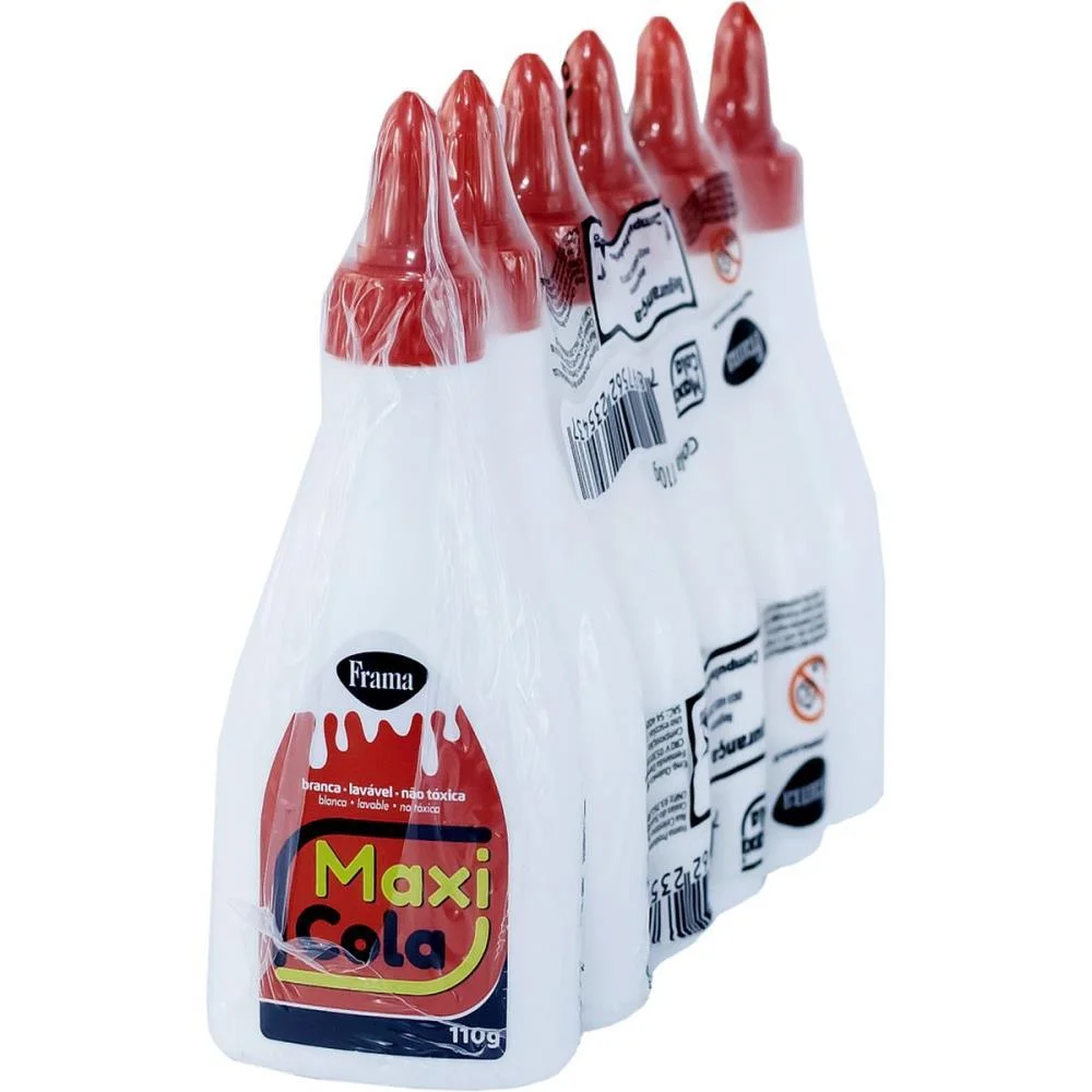 Cola Escolar Maxi Cola 110G Frama (Pct.c/06) - imagem 4
