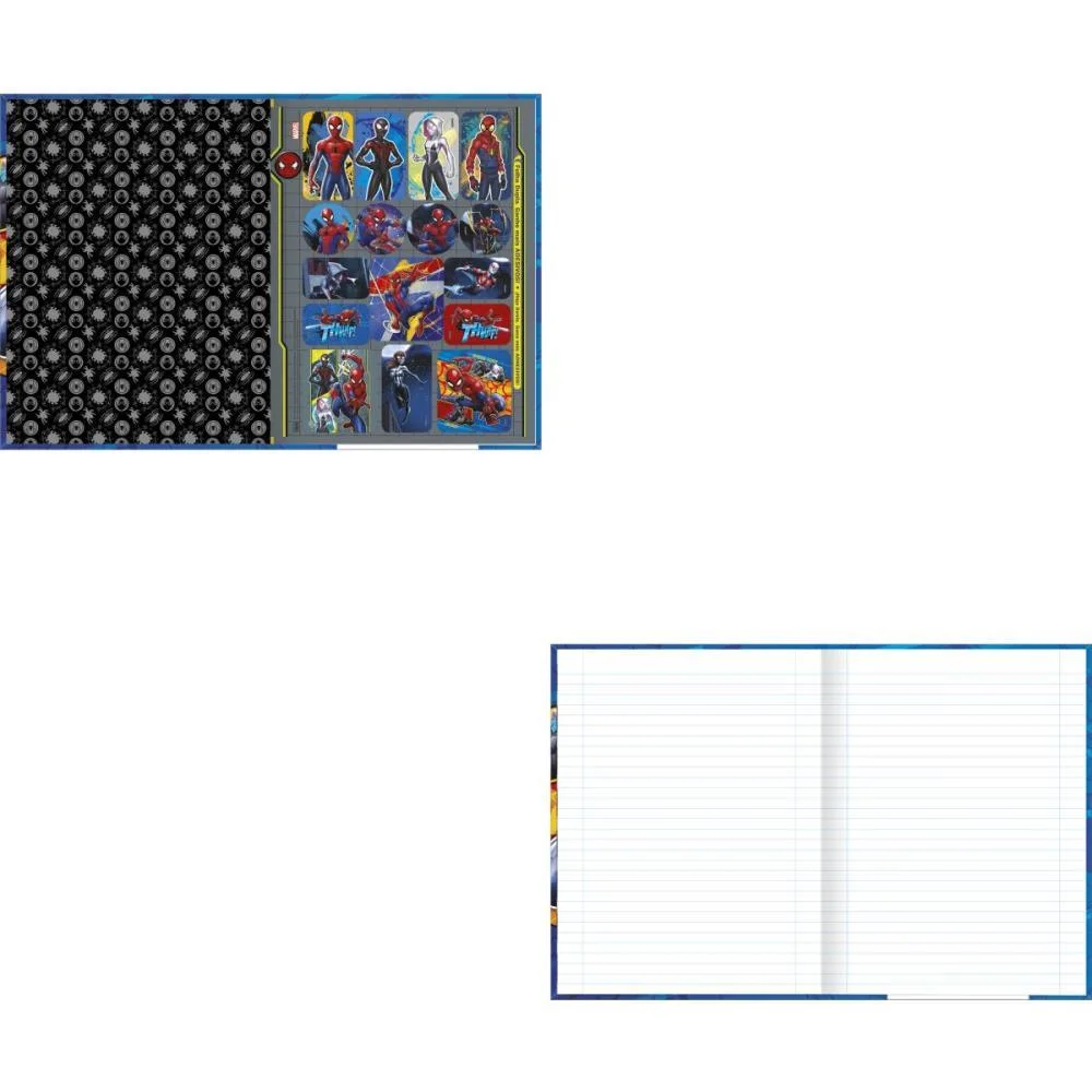Caderno Brochurao Capa Dura Spider Man 48 Folhas Tilibra (Pct.c/05) - imagem 3