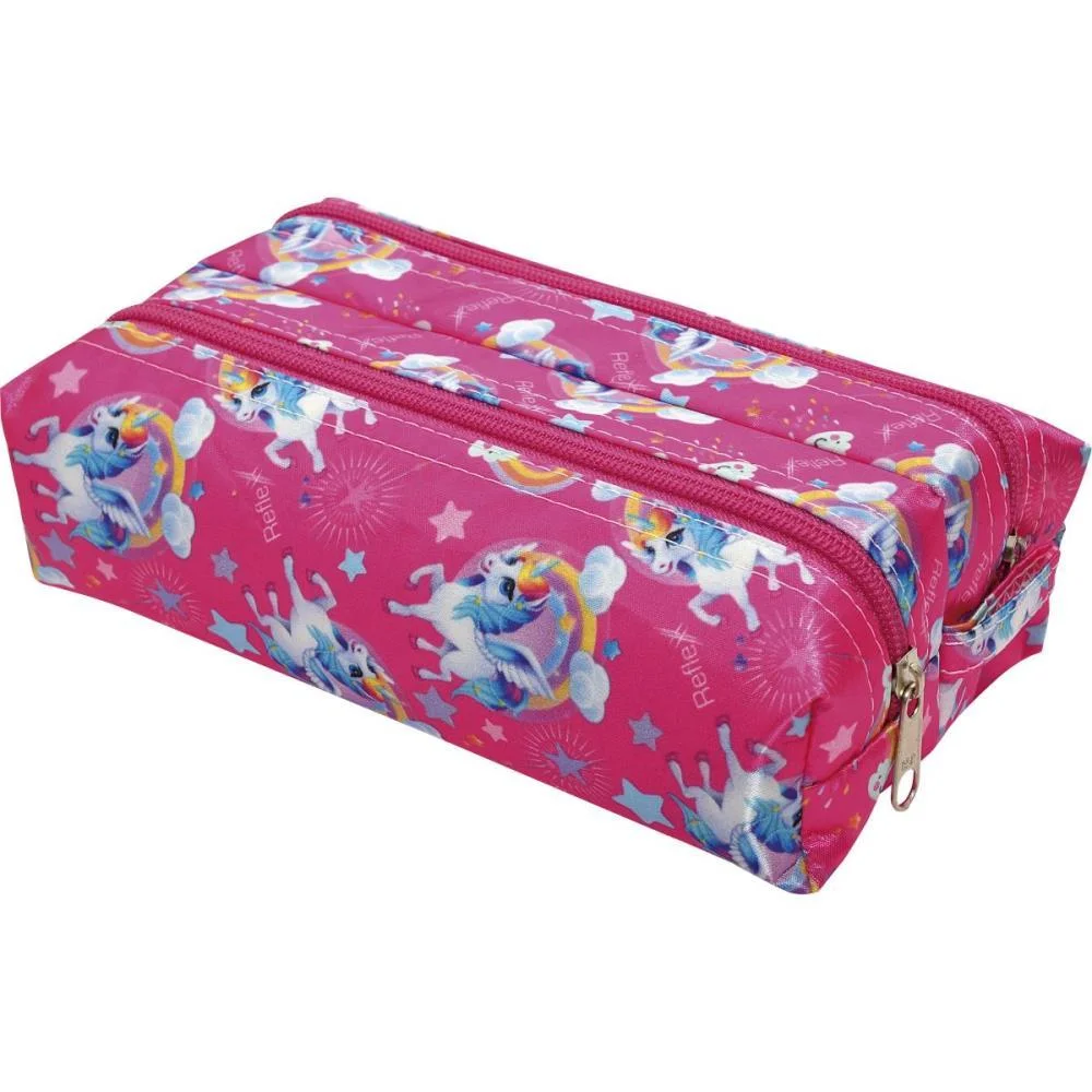 Estojo Duplo Feminino Cetim Sortido Reflex (Pct.c/04) - imagem 2