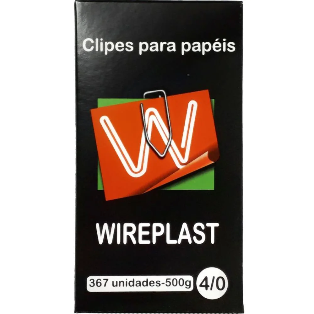 Clipe Galvanizado Aco 4/0 500G Wireplast (Caixa) - imagem 2