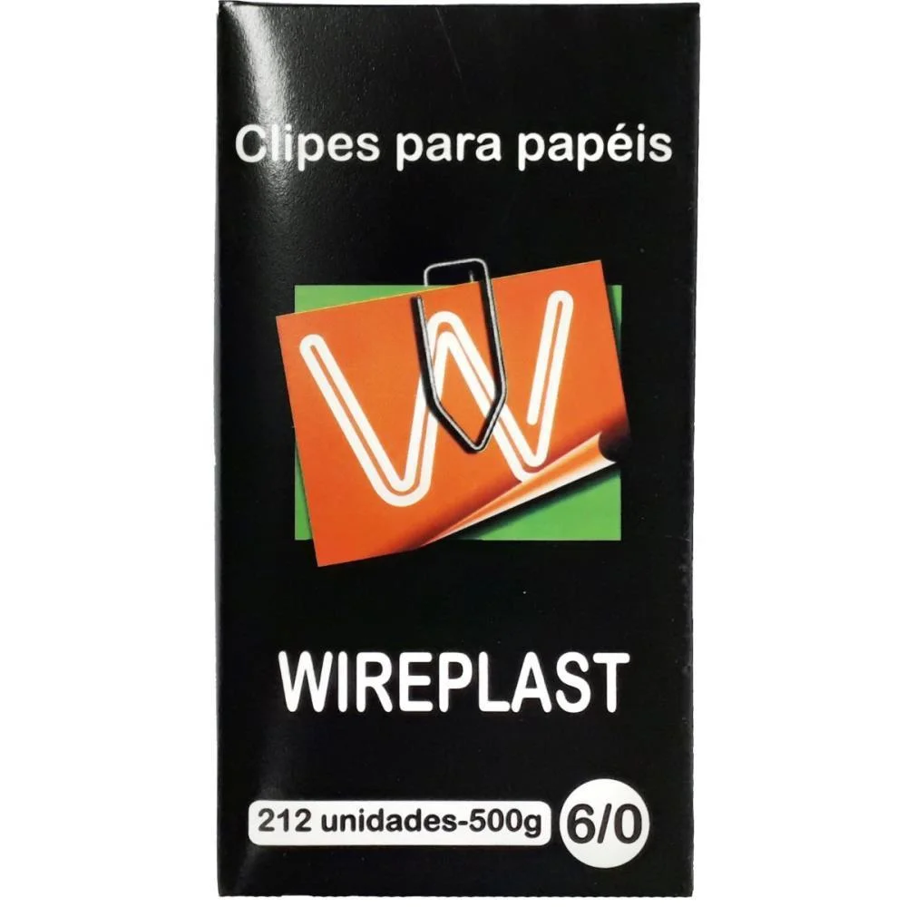 Clipe Galvanizado Aco 6/0 500G Wireplast (Caixa) - imagem 2