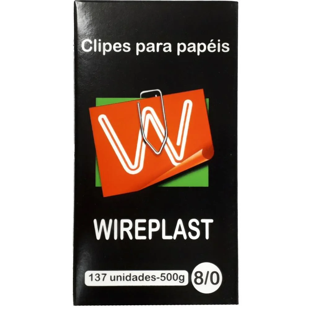 Clipe Galvanizado Aco 8/0 500G Wireplast (Caixa) - imagem 3