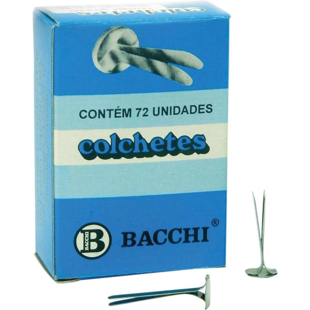 Colchete Latonados N.15 Cx.c/ 72Unid. Bacchi (Caixa) - imagem 2