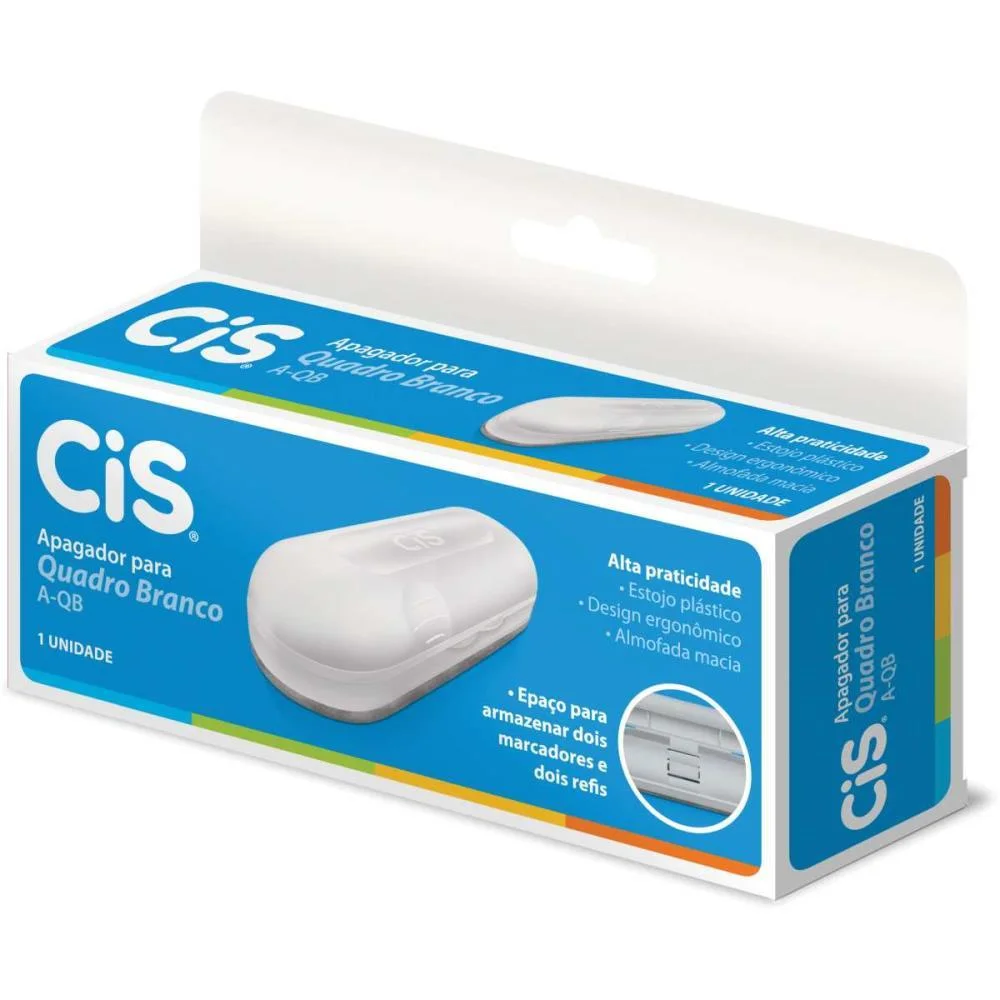 Apagador Quadro Branco Cis A-Qb C/Suporte Para Pincel Sertic (Unidade) - imagem 4