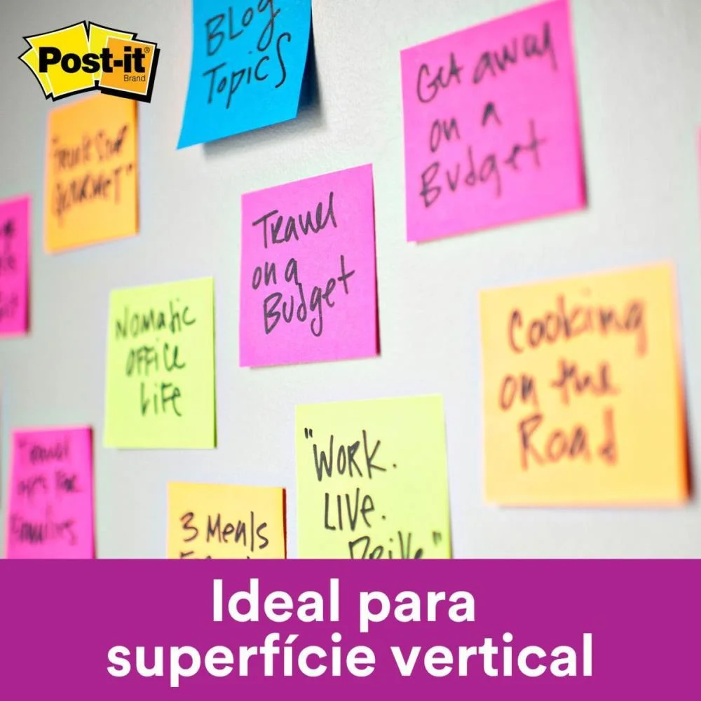 Bloco De Recado Post-It 76X76Mm Verde 45Fls. 3M (Unidade) - imagem 7