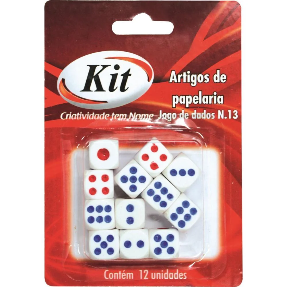 Dado N.13 C/12 Unidades Kit (Blister) - imagem 2