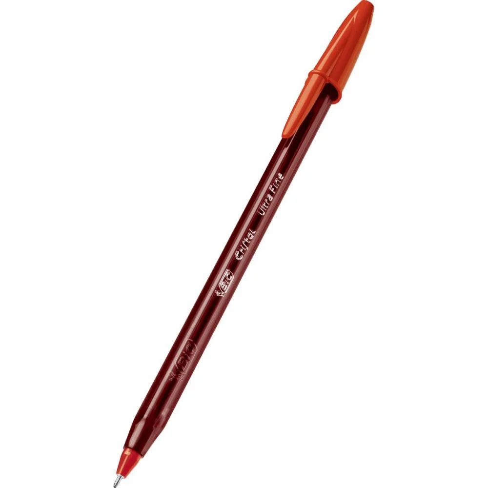 Caneta Esferografica Cristal Ultra Fine Vermelha Bic (Cx.c/25) - imagem 4