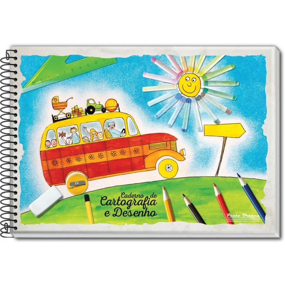Caderno Desenho Universitario 48Fls. Pauta Branca (Pct.c/10) - imagem 3