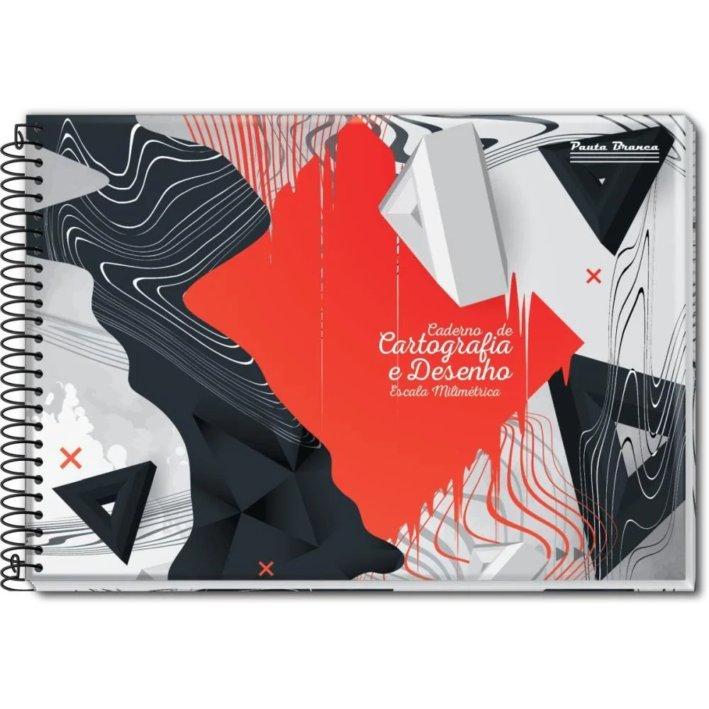 Caderno Desenho Milimetrado 60Fl. Univ Esp Capa Dura Pauta Branca (Pct.c/04) - imagem 3