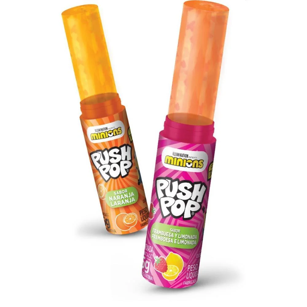 Doce Minions Push Pop Bazooka Candy (Dp.c/20) - imagem 4