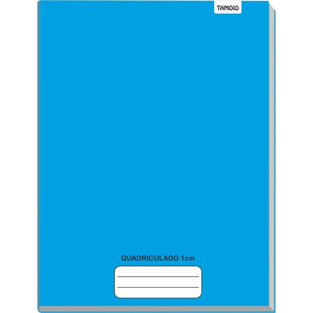 Caderno Quadriculado Univers. 1X1Cm 48F Brochurao C.d Azul Tamoio (Pct.c/05) - imagem 2