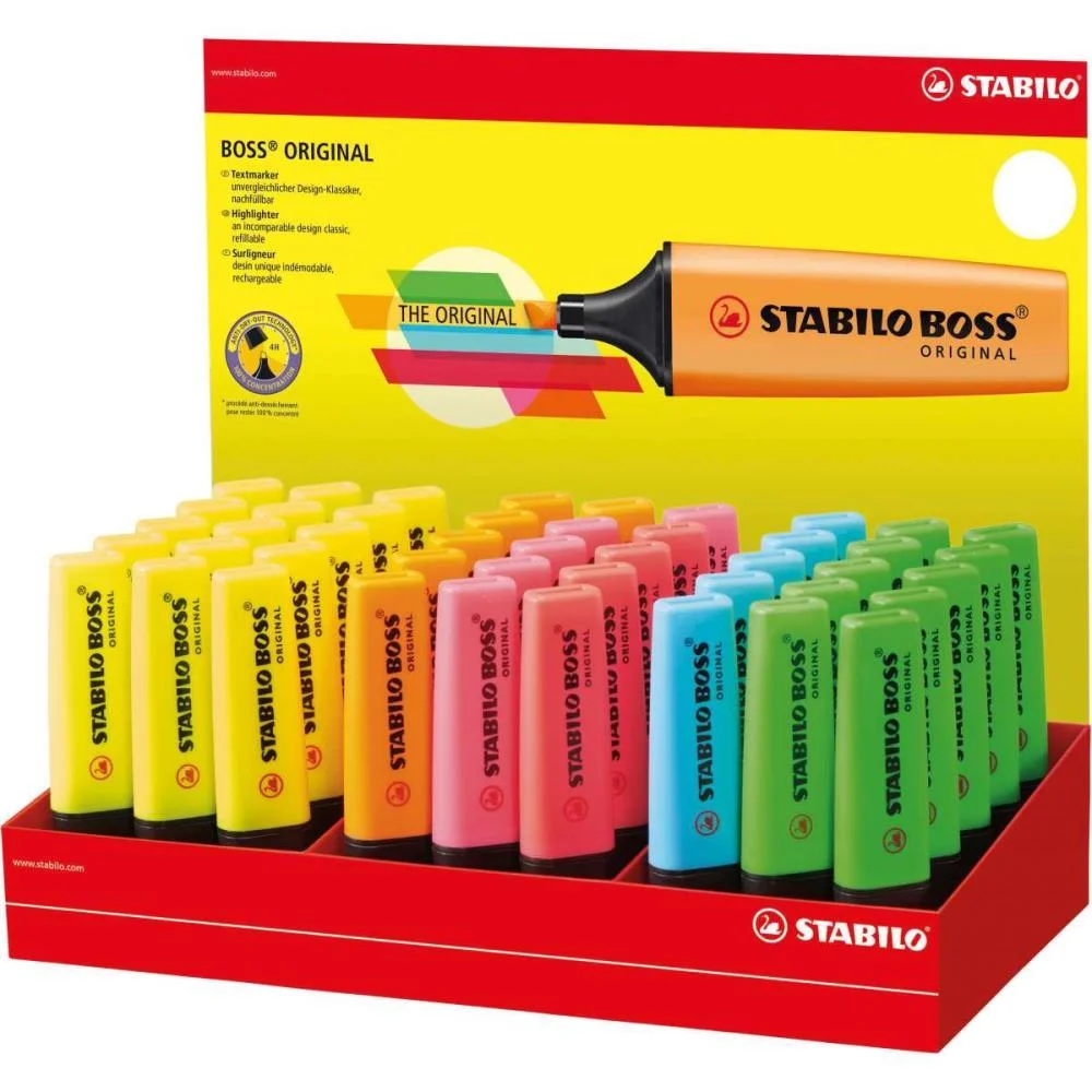Caneta Marca Texto Stabilo Boss 70/45-1 6 Cores Sertic (Dp.c/45) - imagem 2