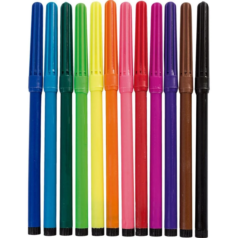 Caneta Hidrografica Leo E Leo 12 Cores Plus Leonora (Pct.c/12) - imagem 4