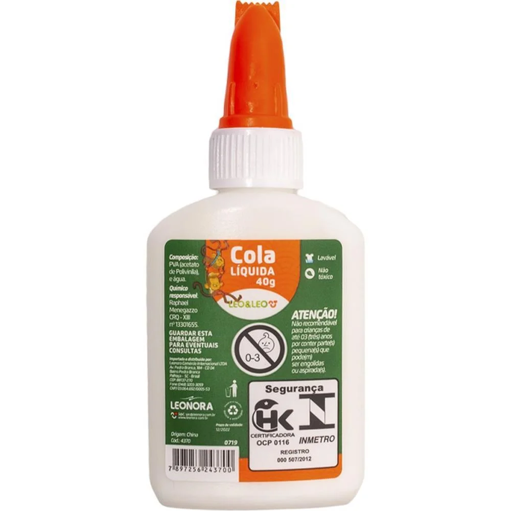 Cola Escolar Leoleo 40G. Leonora (Cx.c/12) - imagem 2