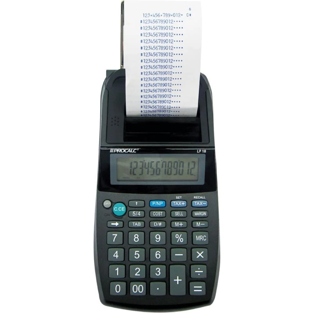 Calculadora De Impressao 12 Dig. Bob.57Mm.bivol.lip 18T Procalc (Unidade) - imagem 2