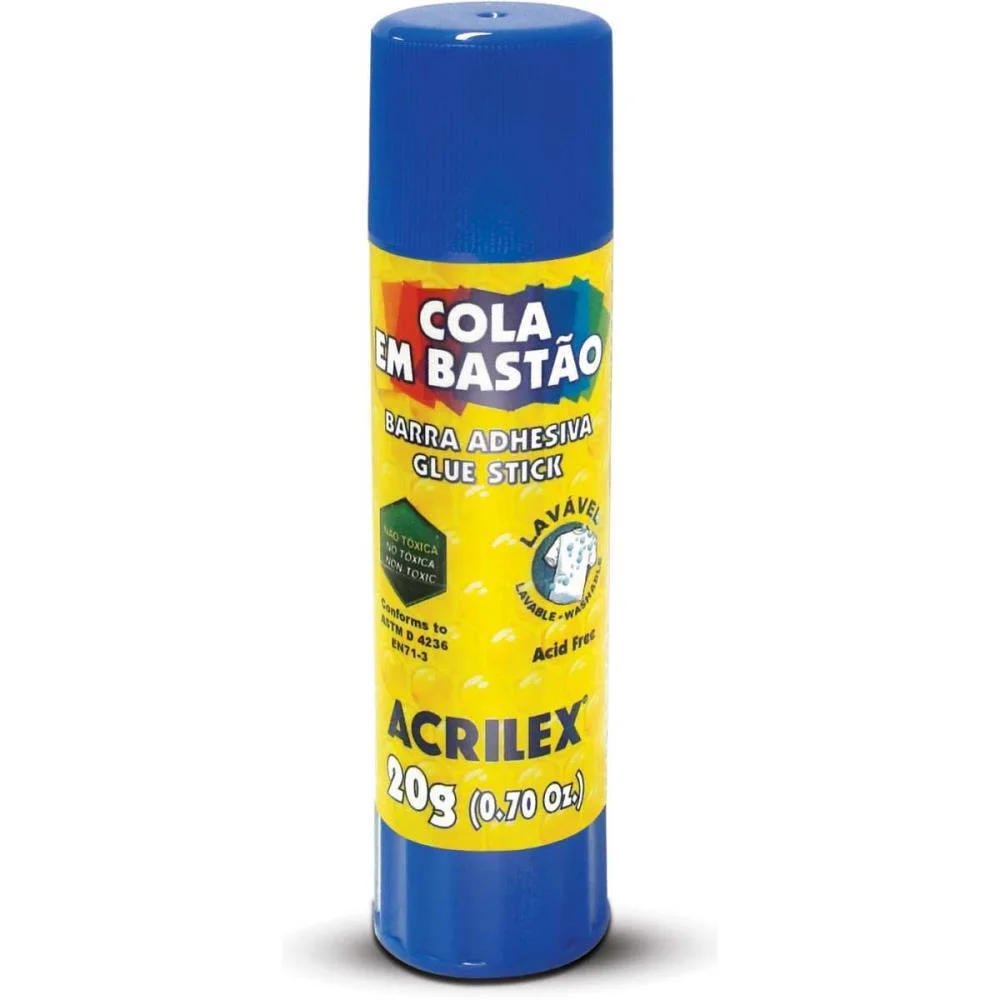 Cola Em Bastao Glue Stick 20G Acrilex (Cx.c/06) - imagem 3