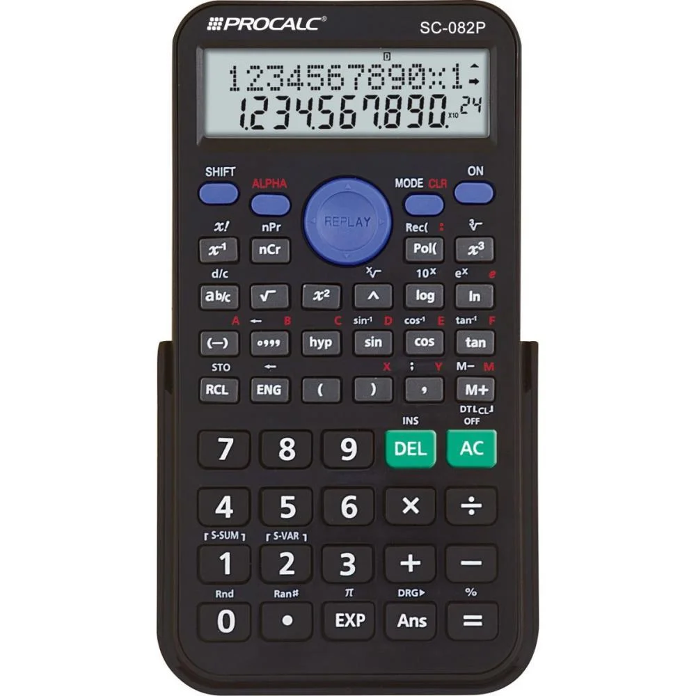 Calculadora Cientifica 240Funcoes Sc82P Procalc (Unidade) - imagem 2