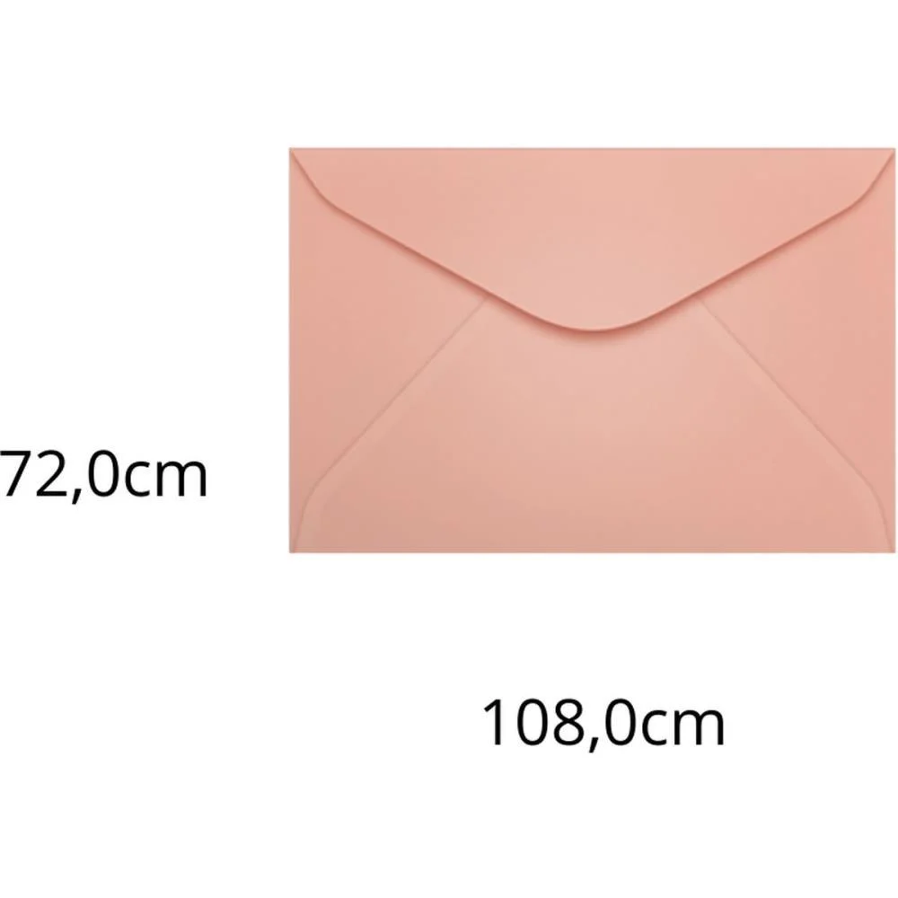 Envelope Colorido Visita 72X108 Rosa Claro Fidji 80G Scrity (Pct.c/100) - imagem 2