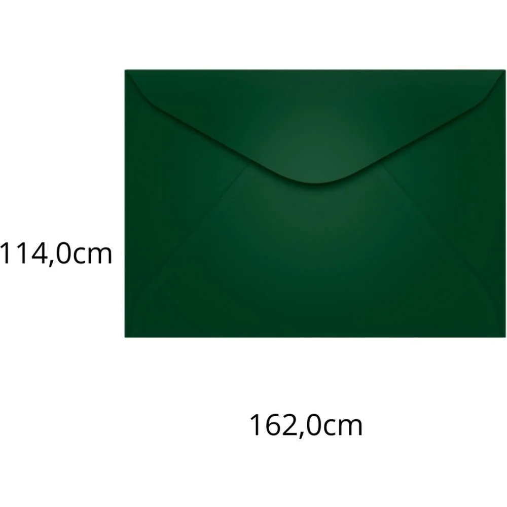 Envelope Colorido Carta 114X162 Vd.escuro Brasil 80G Scrity (Pct.c/100) - imagem 2