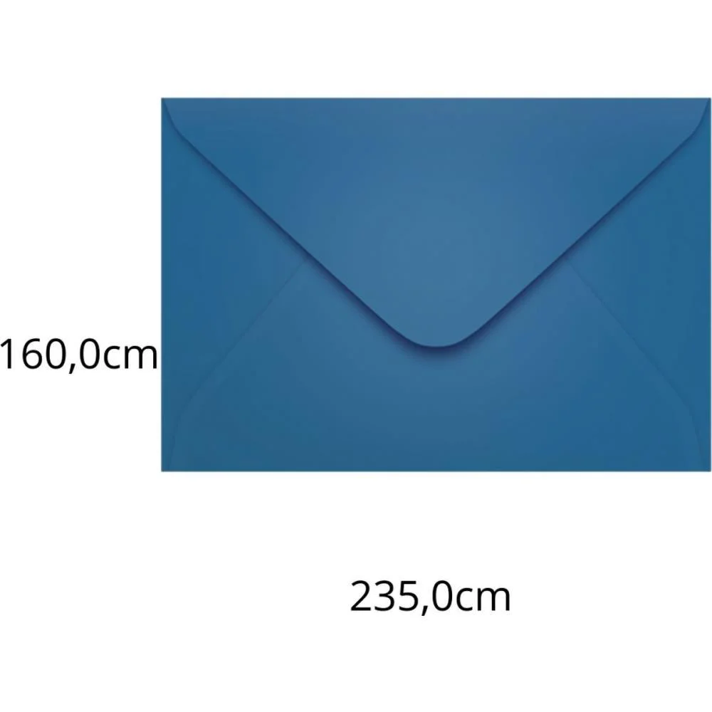 Envelope Colorido Convite 160X235 Az.royal Grecia 80G Scrity (Pct.c/100) - imagem 2