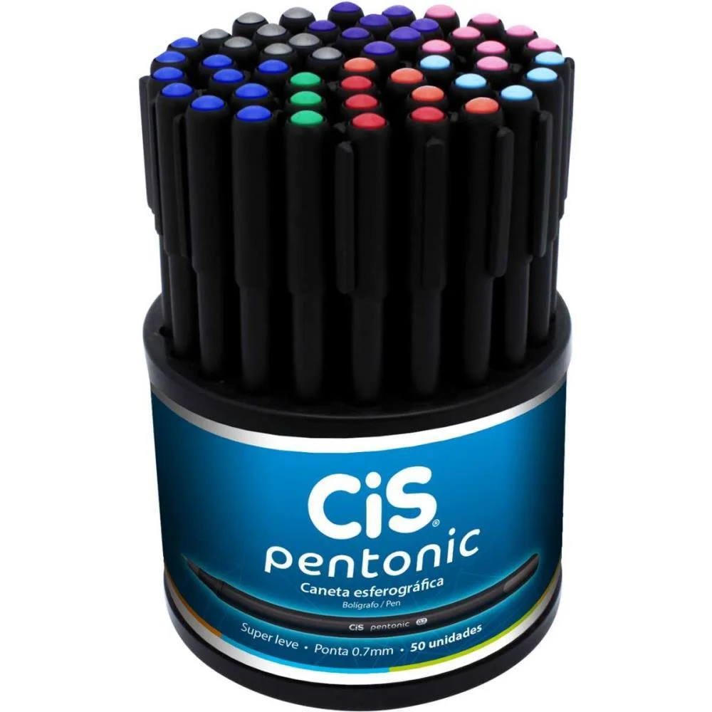 Caneta Esferografica Cis Pentonic 0,7Mm Sortidas Sertic (Dp.c/50) - imagem 2