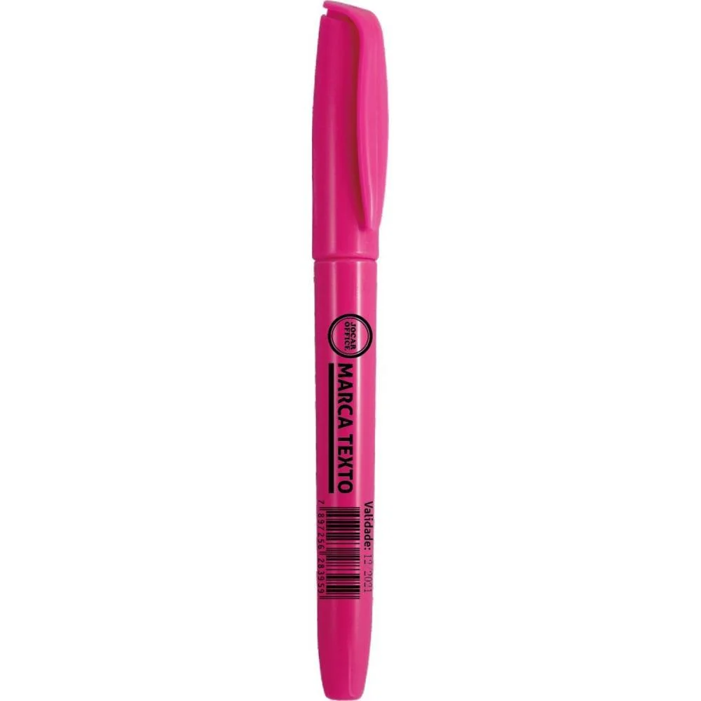 Caneta Marca Texto Jocar Rosa Slim Leonora (Cx.c/12) - imagem 3